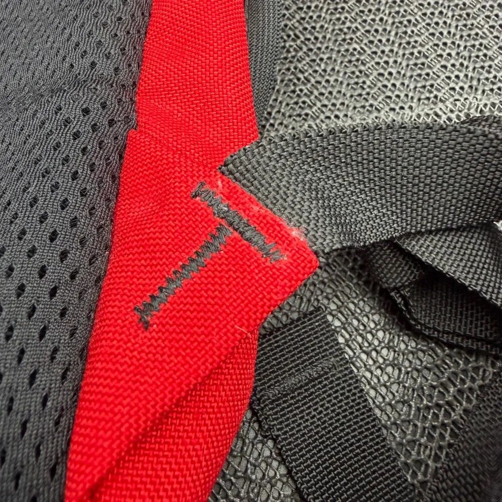 Natalex Killer Mix Red Cordura Sling Bag Padded Crossbody Backpack 1057